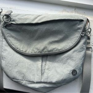 Gray Lululemon All Night Festival Bag